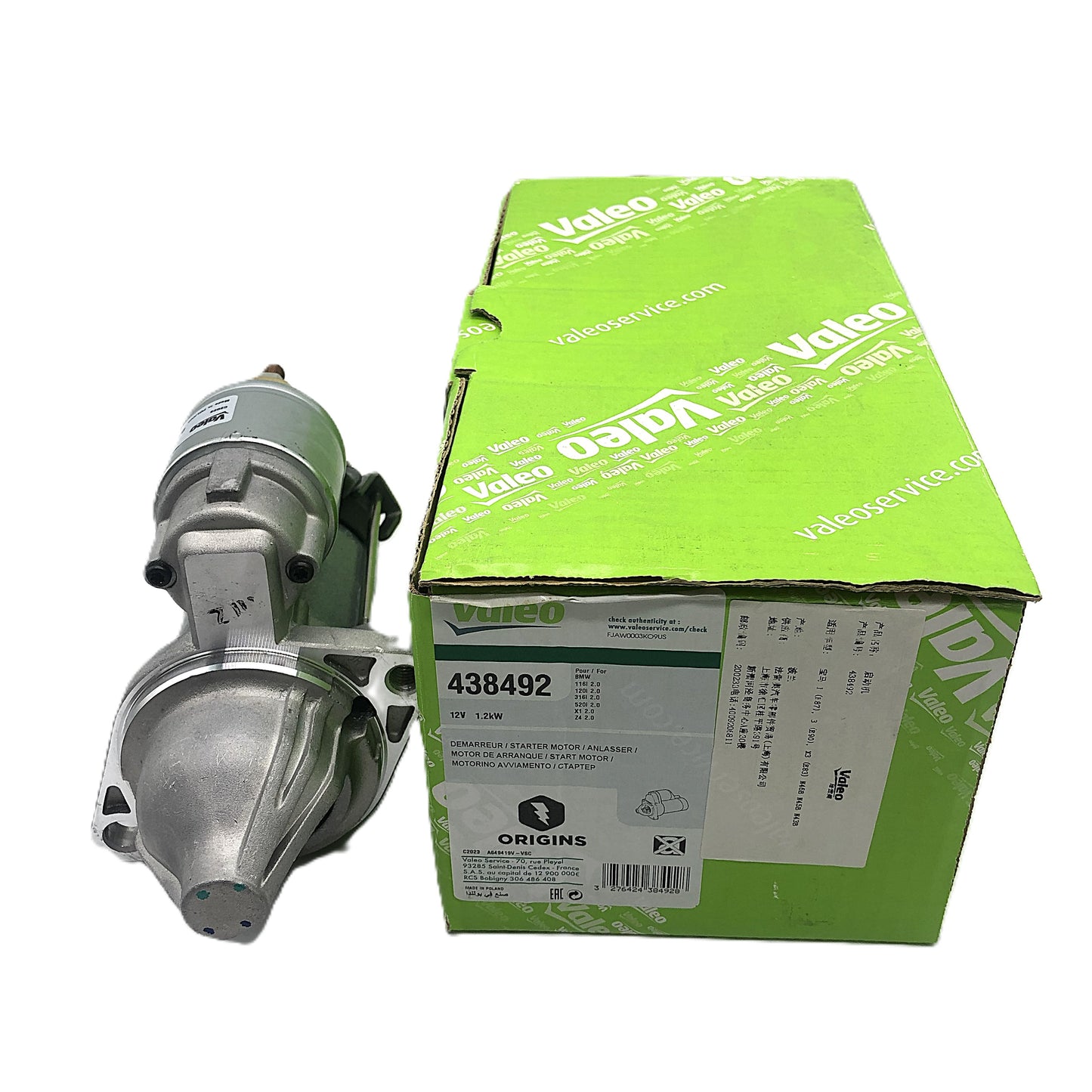 VALEO Starter 438492