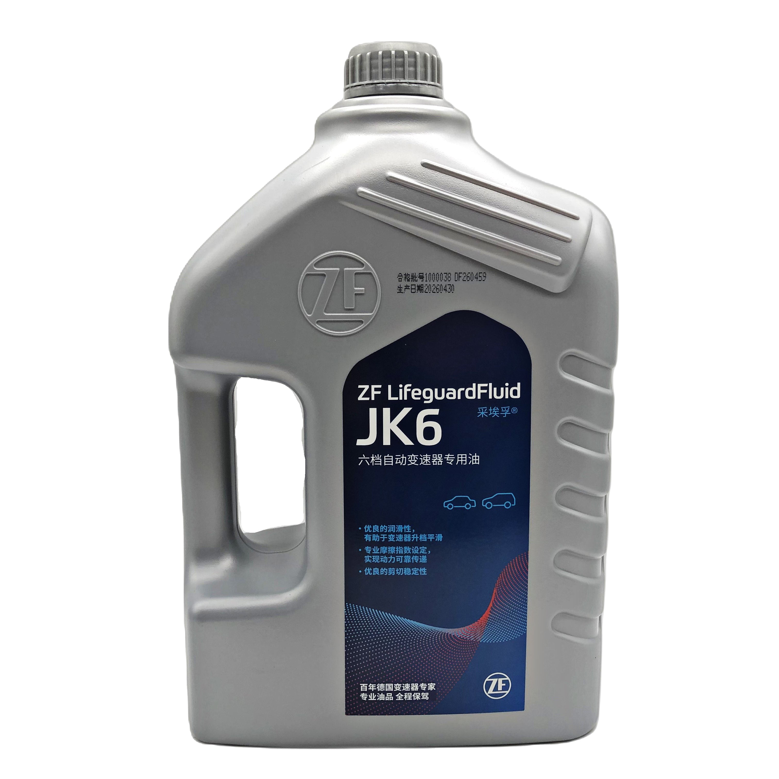 ZF LifeguardFluid JK6 Transmission Oil 4L ZL15 010 004