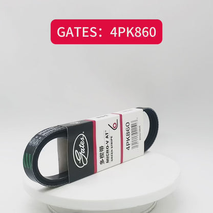 GATES Micro-V Serpentine Belt 4PK860
