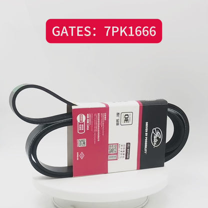 GATES Micro-V Serpentine Belt 7PK1666