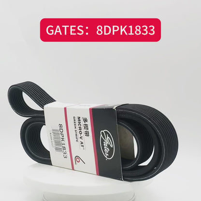 GATES Micro-V Serpentine Belt 8DPK1833